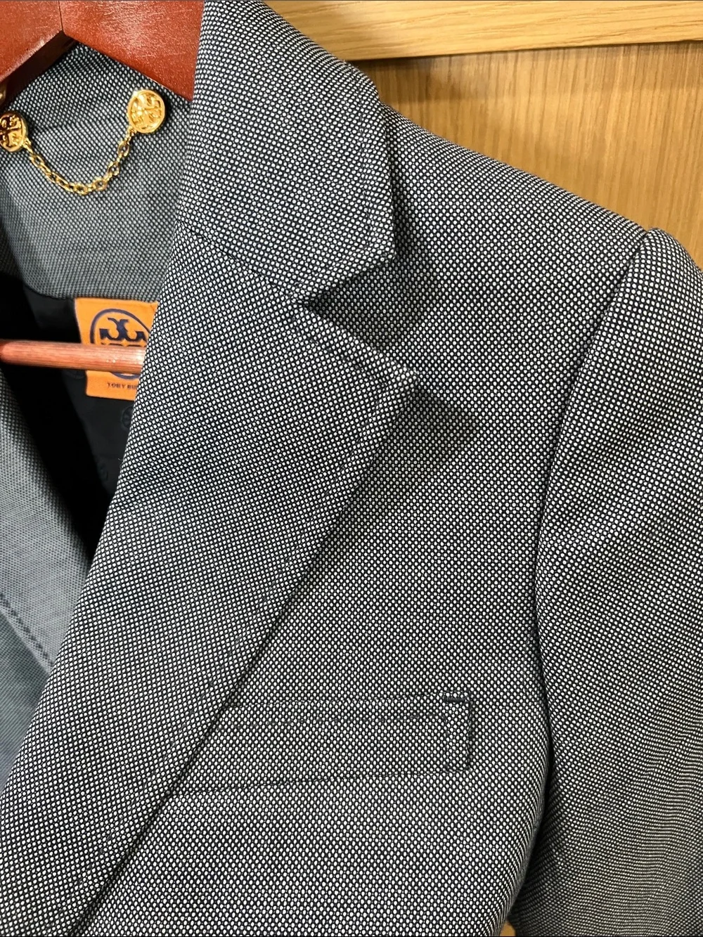 Tory Burch Tailored Blue Blazer size 4